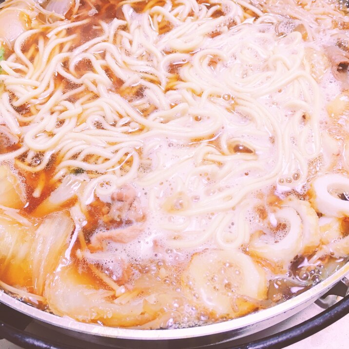 すき焼きうどんෆ˚*